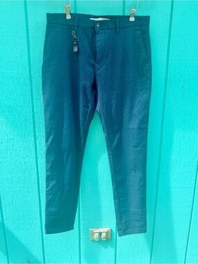 Zara Man Slim Fit Trousers in Lt. Navy Size 32